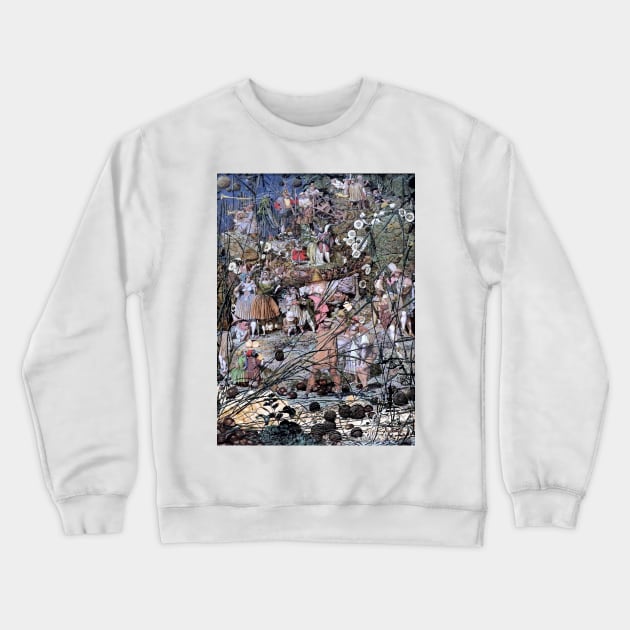 The Fairy Feller's Master Stroke - Richard Dadd Crewneck Sweatshirt by forgottenbeauty